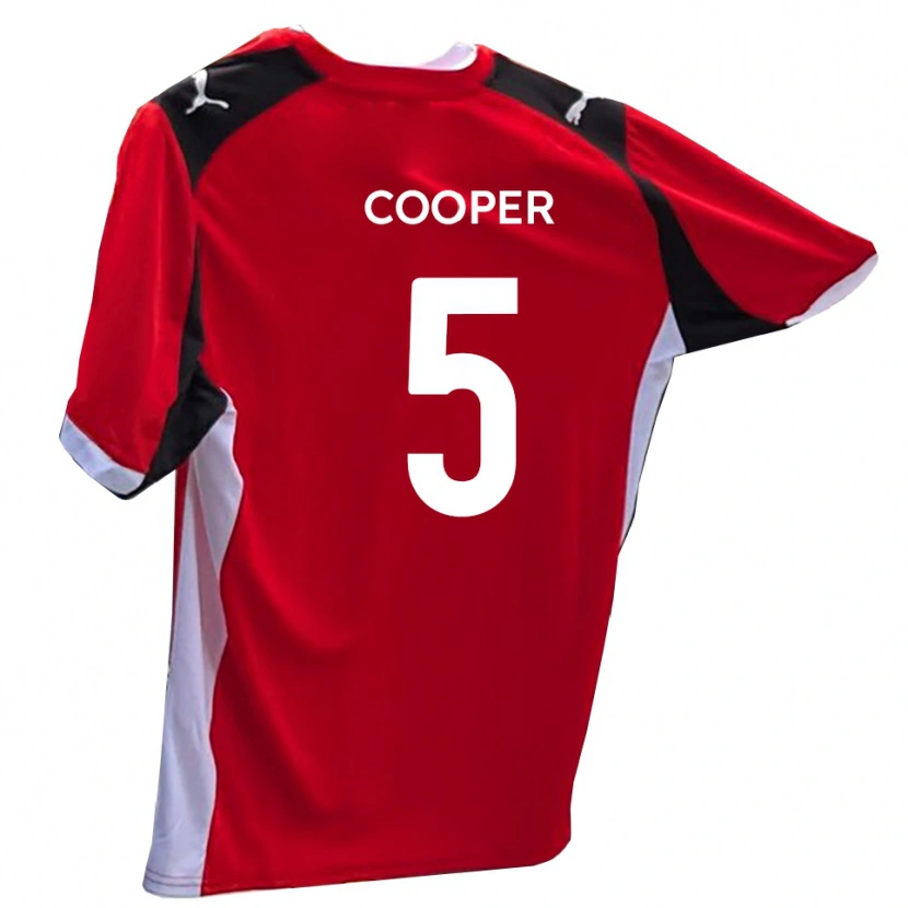 Danxen Män Jake Cooper #5 Röd Vit Hemmatröja Matchtröjor 2025/26 Tröjor T-Tröja