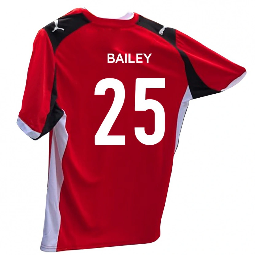 Danxen Män Joel Bailey #25 Röd Vit Hemmatröja Matchtröjor 2025/26 Tröjor T-Tröja