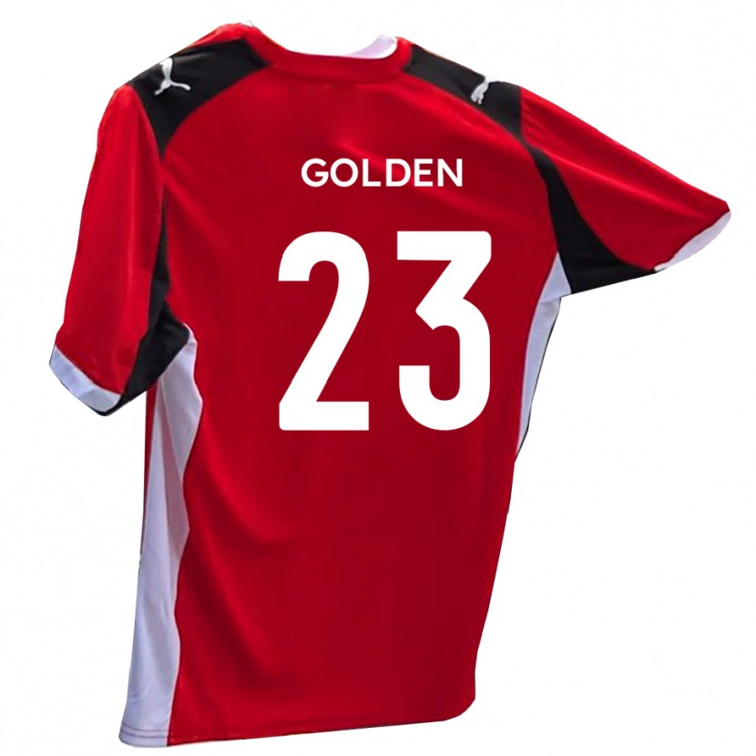 Danxen Män Tylor Golden #23 Röd Vit Hemmatröja Matchtröjor 2025/26 Tröjor T-Tröja