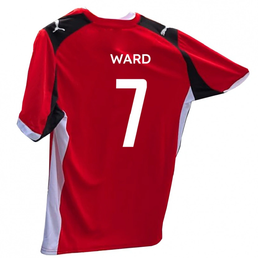 Danxen Män Keaton Ward #7 Röd Vit Hemmatröja Matchtröjor 2025/26 Tröjor T-Tröja