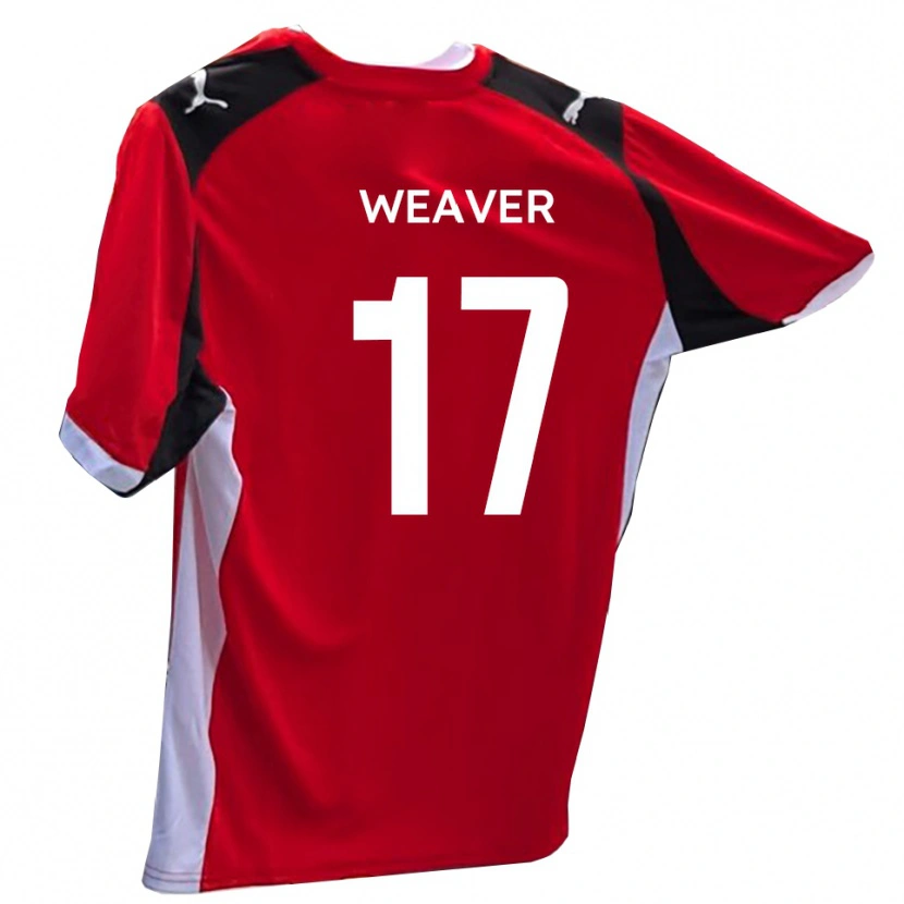 Danxen Män Lucas Weaver #17 Röd Vit Hemmatröja Matchtröjor 2025/26 Tröjor T-Tröja