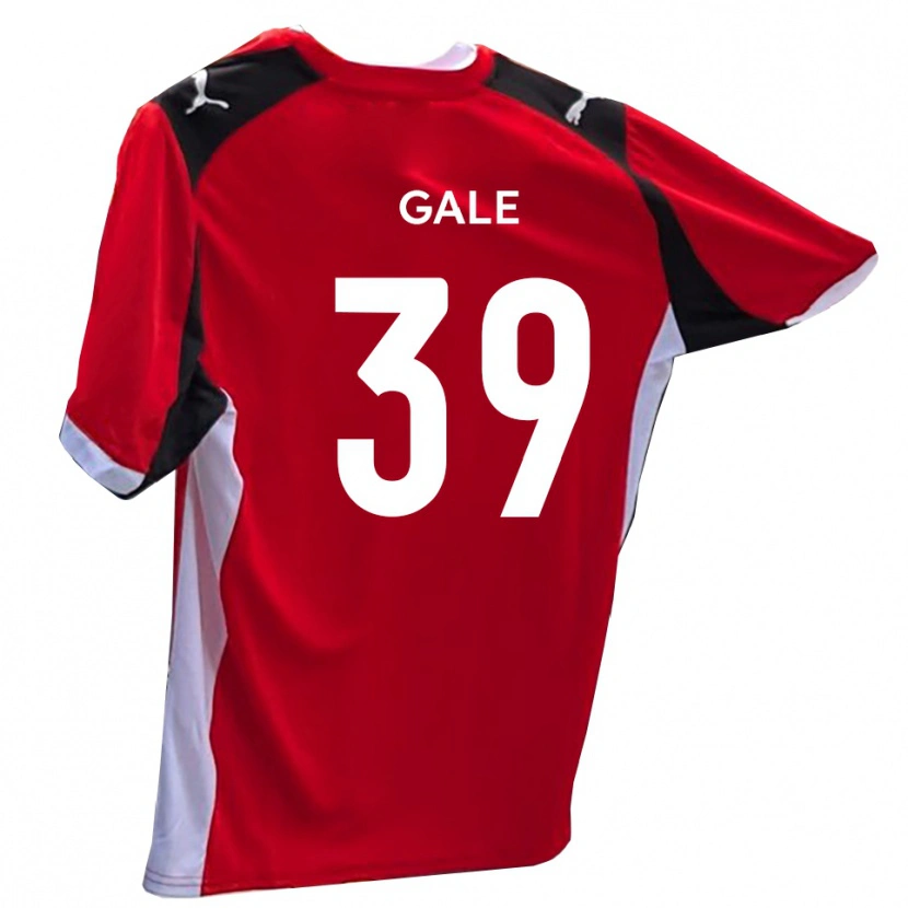 Danxen Män James Gale #39 Röd Vit Hemmatröja Matchtröjor 2025/26 Tröjor T-Tröja