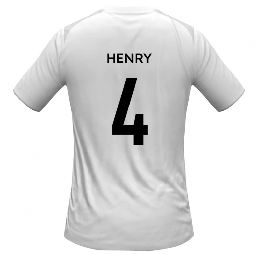 Danxen Män Aaron Henry #4 Vit Grå Hemmatröja Matchtröjor 2025/26 Tröjor T-Tröja