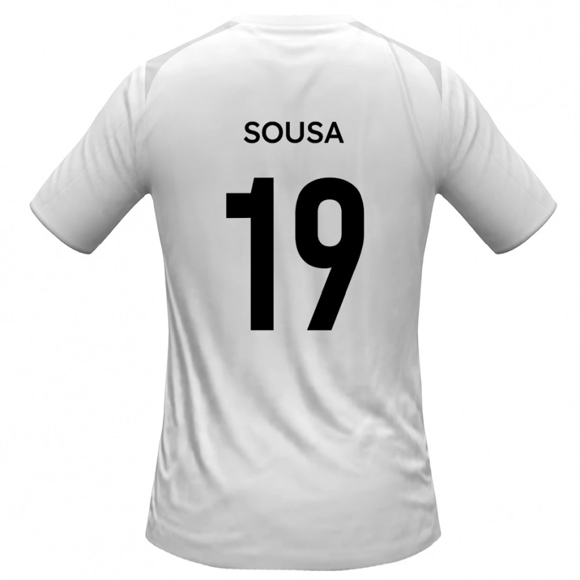 Danxen Män Érico Sousa #19 Vit Grå Hemmatröja Matchtröjor 2025/26 Tröjor T-Tröja