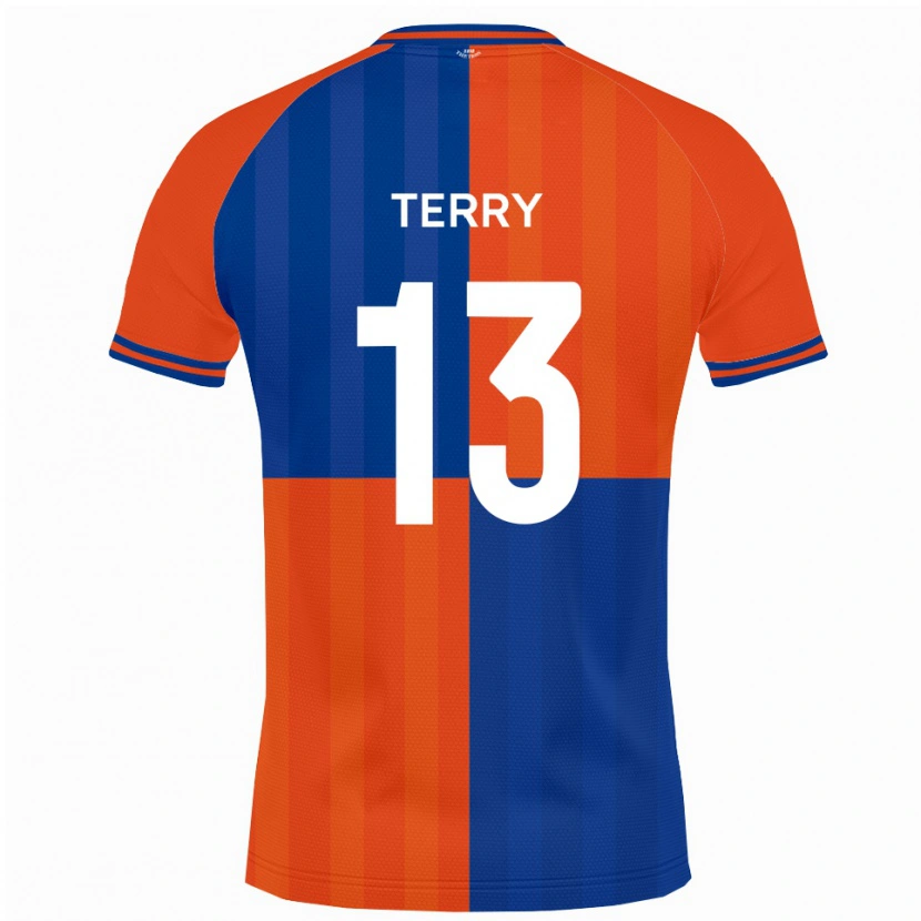 Danxen Män Mason Terry #13 Orange Royalblå Hemmatröja Matchtröjor 2025/26 Tröjor T-Tröja