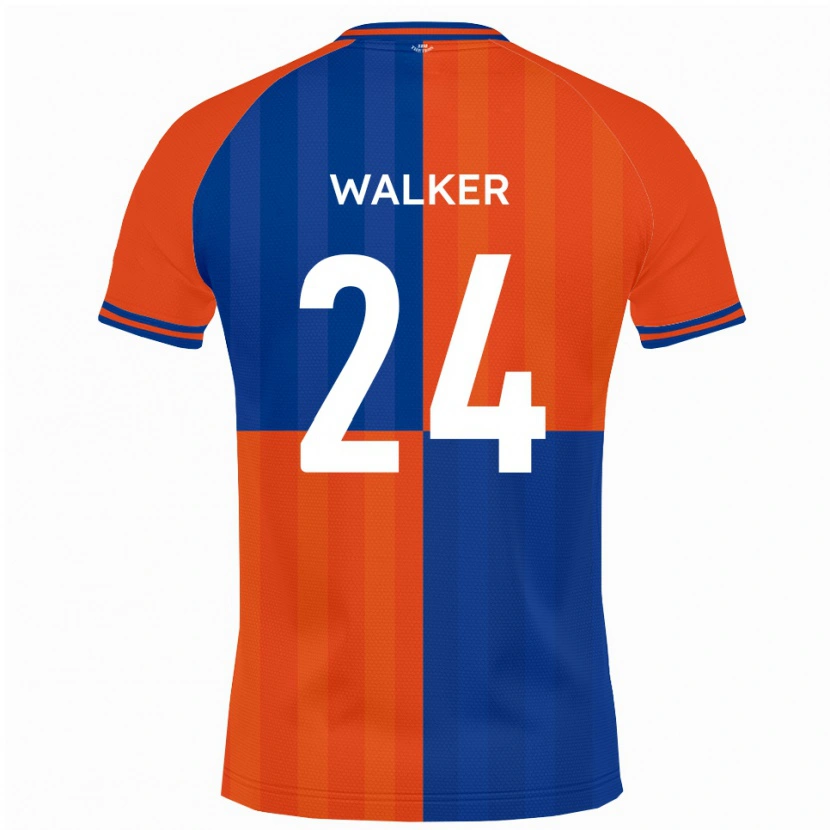 Danxen Män Lewis Walker #24 Orange Royalblå Hemmatröja Matchtröjor 2025/26 Tröjor T-Tröja