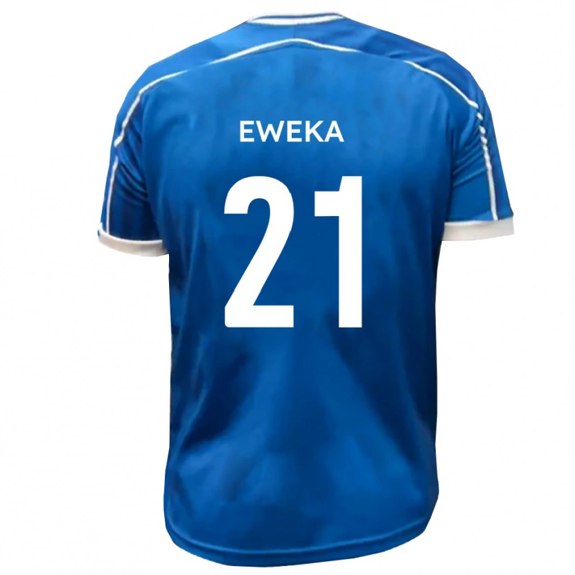 Danxen Män Temi Eweka #21 Blå Vit Hemmatröja Matchtröjor 2025/26 Tröjor T-Tröja
