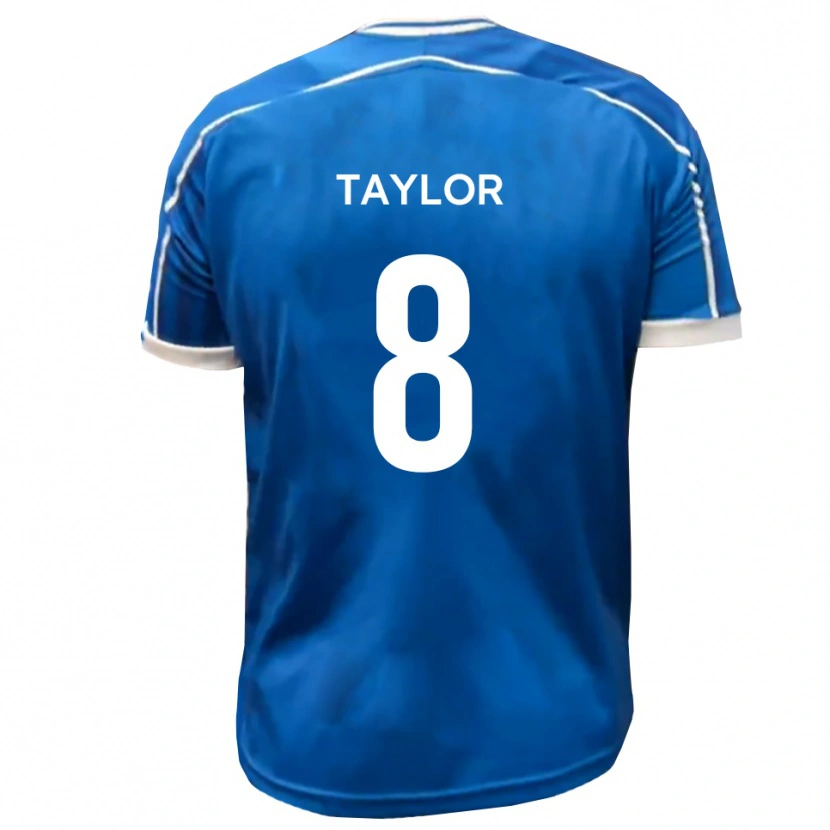 Danxen Män Jake Taylor #8 Blå Vit Hemmatröja Matchtröjor 2025/26 Tröjor T-Tröja
