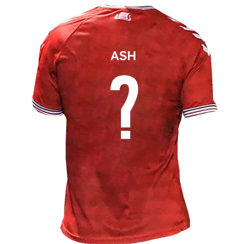 Danxen Män Milly Ash #0 Röd Vit Hemmatröja Matchtröjor 2025/26 Tröjor T-Tröja