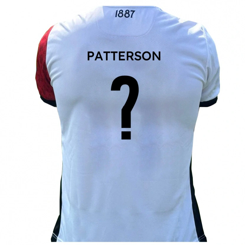 Danxen Män Quincy Patterson #0 Röd Vit Hemmatröja Matchtröjor 2025/26 Tröjor T-Tröja