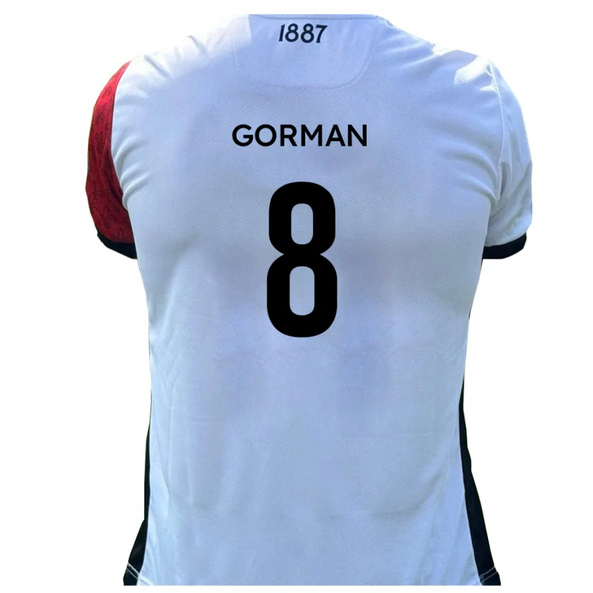 Danxen Män Dale Gorman #8 Röd Vit Hemmatröja Matchtröjor 2025/26 Tröjor T-Tröja
