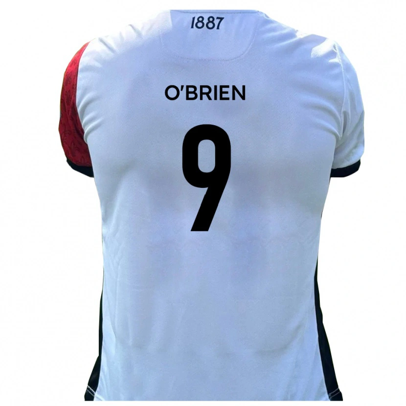Danxen Män Aiden O'brien #9 Röd Vit Hemmatröja Matchtröjor 2025/26 Tröjor T-Tröja