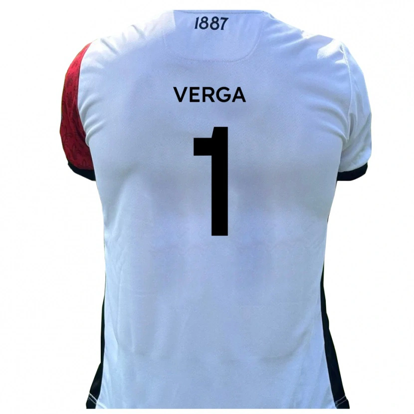 Danxen Män Mikey Verga #1 Röd Vit Hemmatröja Matchtröjor 2025/26 Tröjor T-Tröja