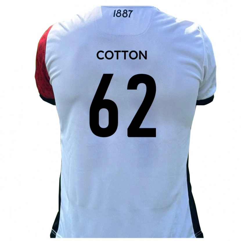 Danxen Män Bailey Cotton #62 Röd Vit Hemmatröja Matchtröjor 2025/26 Tröjor T-Tröja