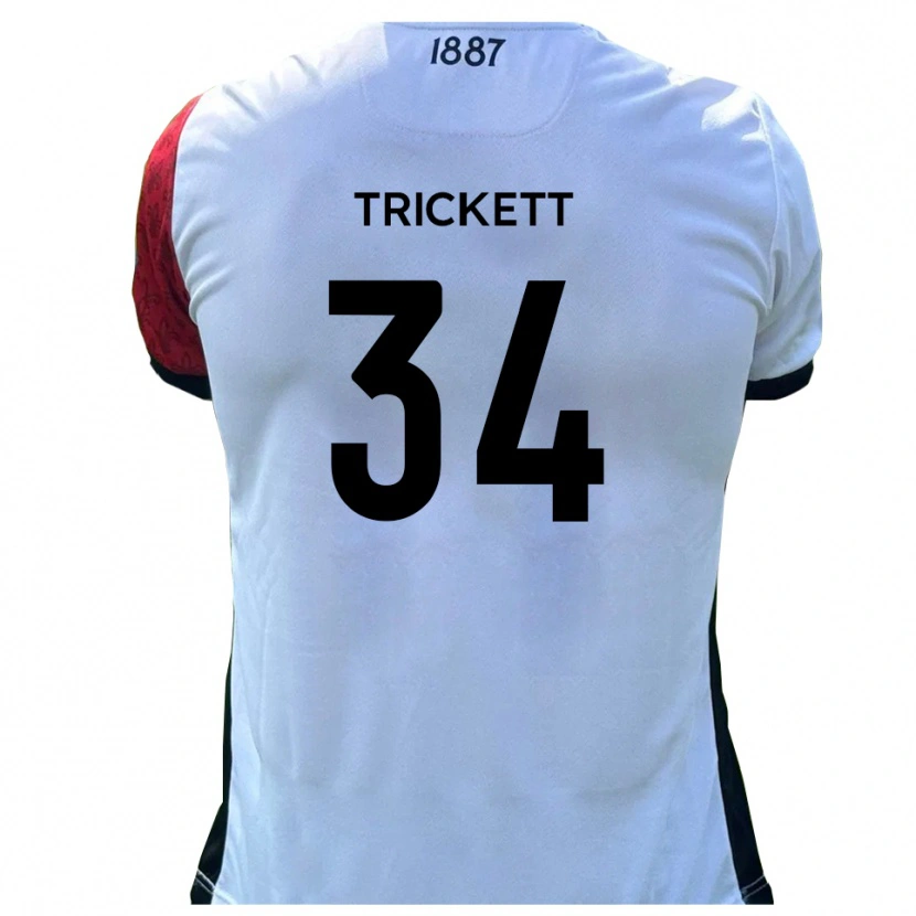 Danxen Män Joden Trickett #34 Röd Vit Hemmatröja Matchtröjor 2025/26 Tröjor T-Tröja