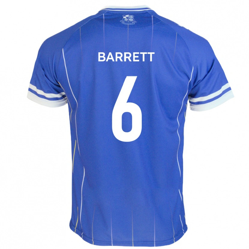 Danxen Män Mason Barrett #6 Kungligt Blått Hemmatröja Matchtröjor 2025/26 Tröjor T-Tröja