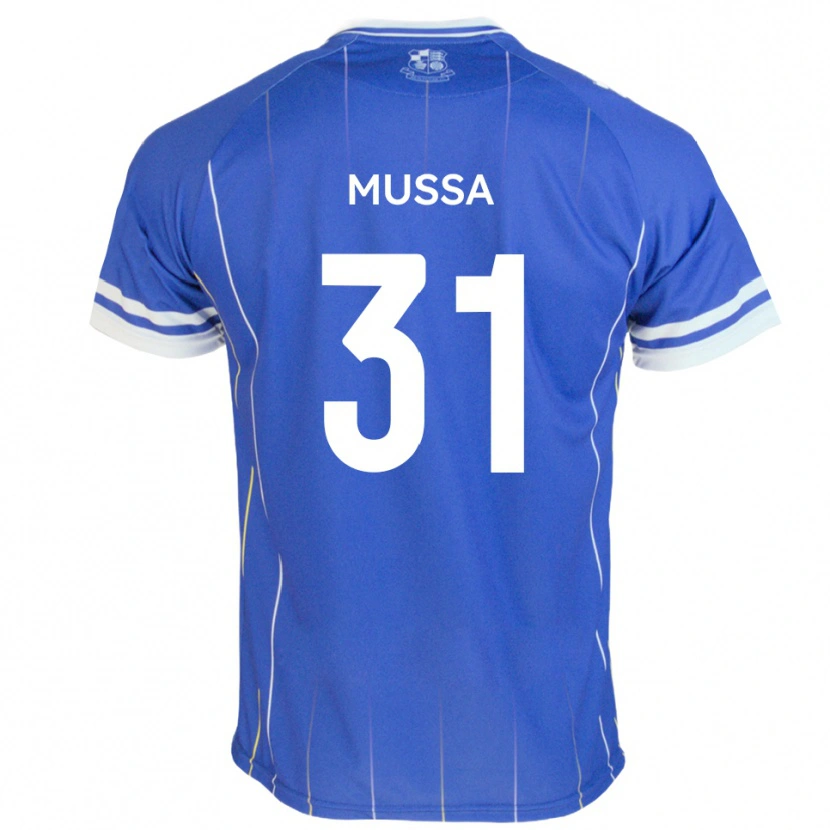 Danxen Män Omar Mussa #31 Kungligt Blått Hemmatröja Matchtröjor 2025/26 Tröjor T-Tröja