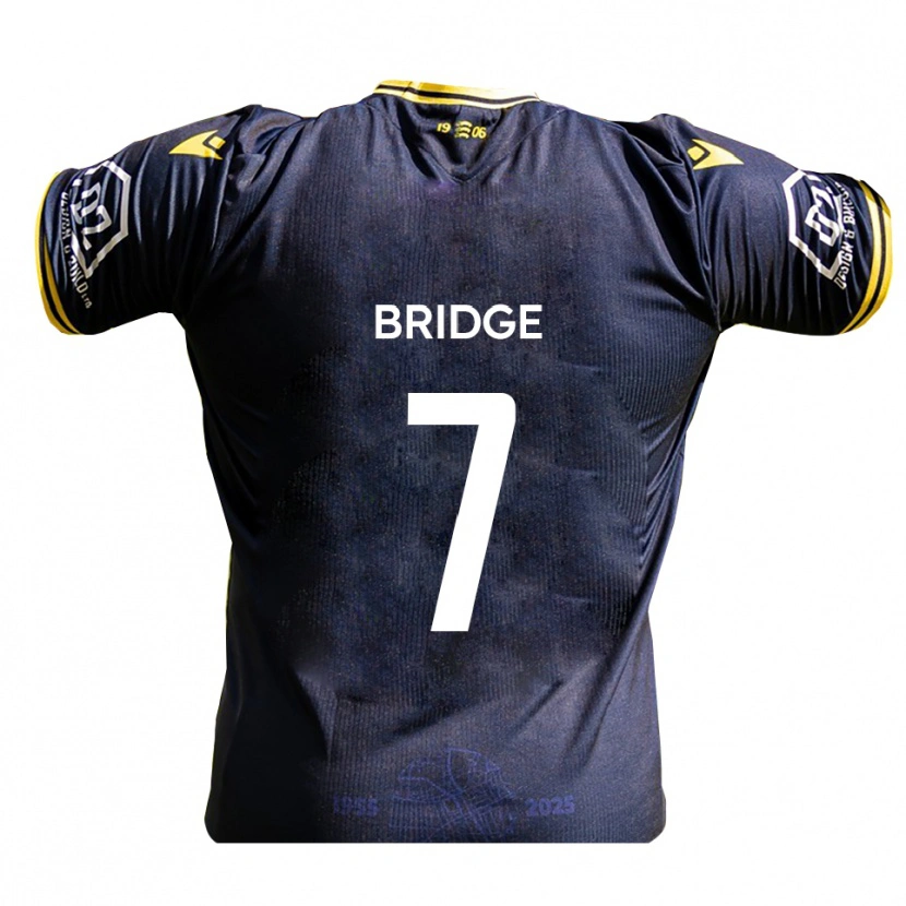 Danxen Män Jack Bridge #7 Marin Gul Hemmatröja Matchtröjor 2025/26 Tröjor T-Tröja