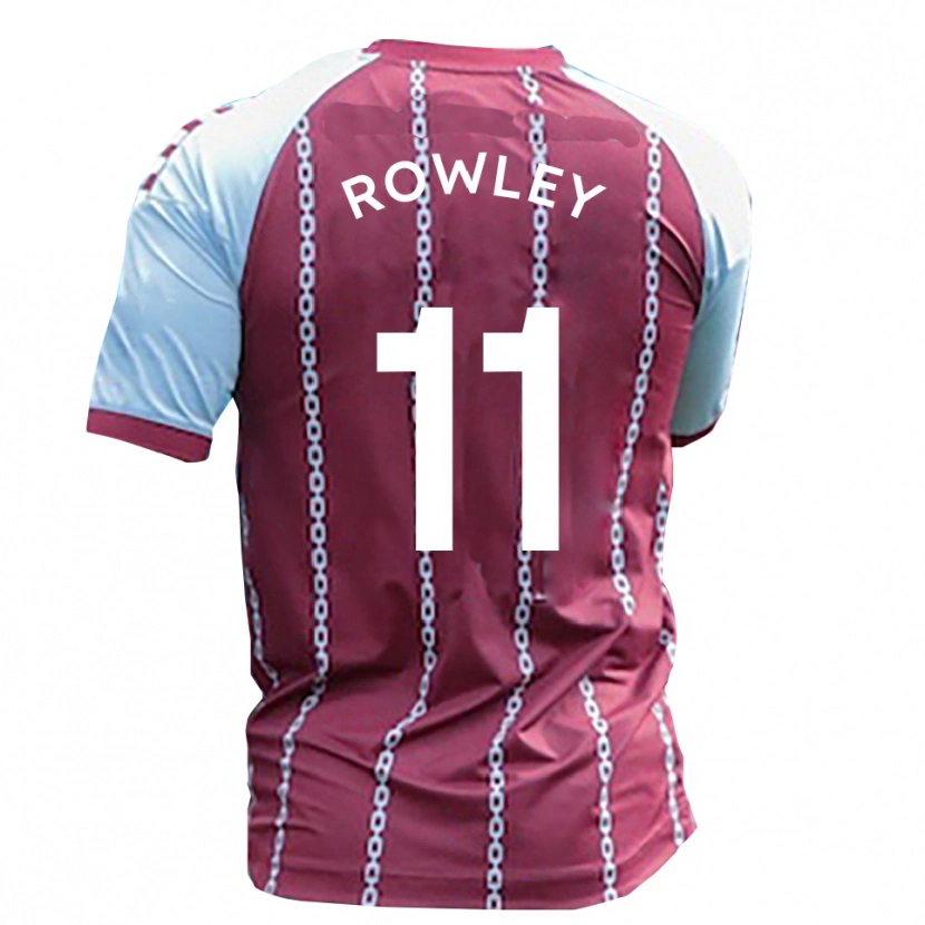 Danxen Män Joe Rowley #11 Himmelsblå Rost Röd Hemmatröja Matchtröjor 2025/26 Tröjor T-Tröja