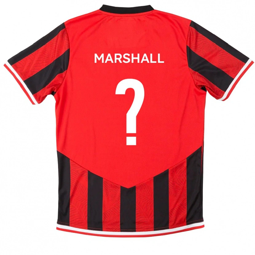 Danxen Män Daisy Marshall #0 Röd Svart Hemmatröja Matchtröjor 2025/26 Tröjor T-Tröja