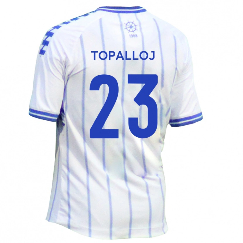 Danxen Män Besart Topalloj #23 Vit Blå Hemmatröja Matchtröjor 2025/26 Tröjor T-Tröja