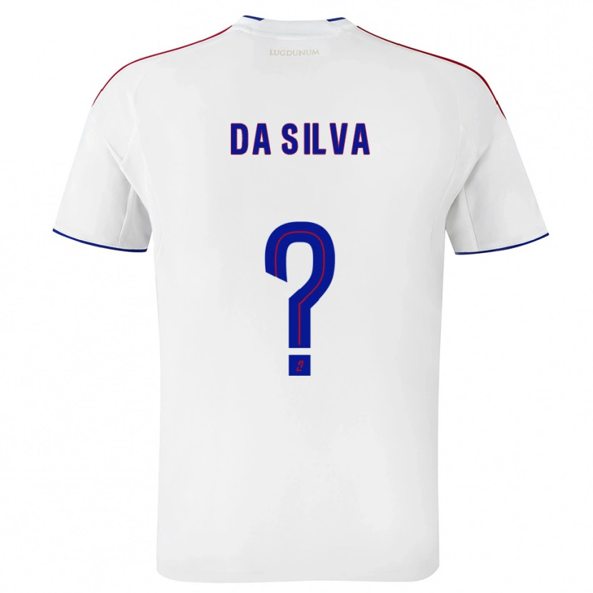 Danxen Män Florent Da Silva #0 Vit Röd Hemmatröja Matchtröjor 2025/26 Tröjor T-Tröja