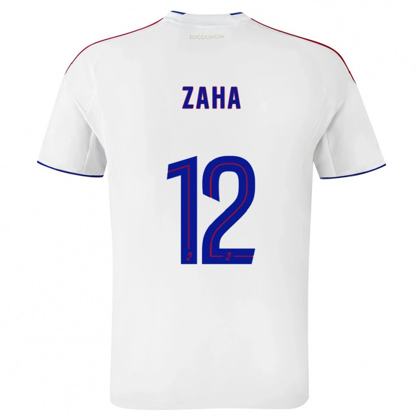 Danxen Män Wilfried Zaha #12 Vit Röd Hemmatröja Matchtröjor 2025/26 Tröjor T-Tröja