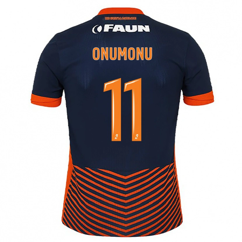 Danxen Män Ifeoma Onumonu #11 Midnattsblå Orange Hemmatröja Matchtröjor 2025/26 Tröjor T-Tröja