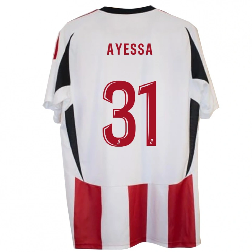 Danxen Män Jésah Ayessa #31 Röd Blå Hemmatröja Matchtröjor 2025/26 Tröjor T-Tröja