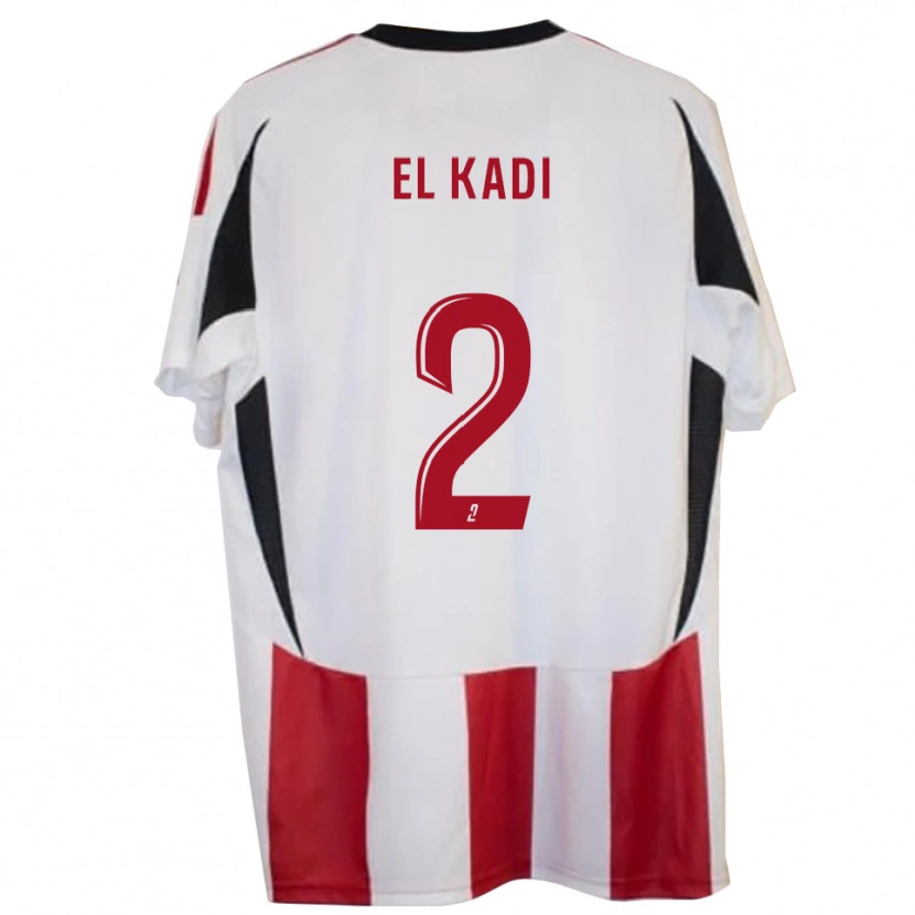 Danxen Män Marouane El Kadi #2 Röd Blå Hemmatröja Matchtröjor 2025/26 Tröjor T-Tröja