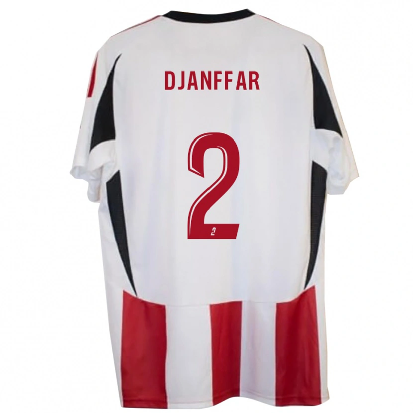 Danxen Män Amane Djanffar #2 Röd Blå Hemmatröja Matchtröjor 2025/26 Tröjor T-Tröja