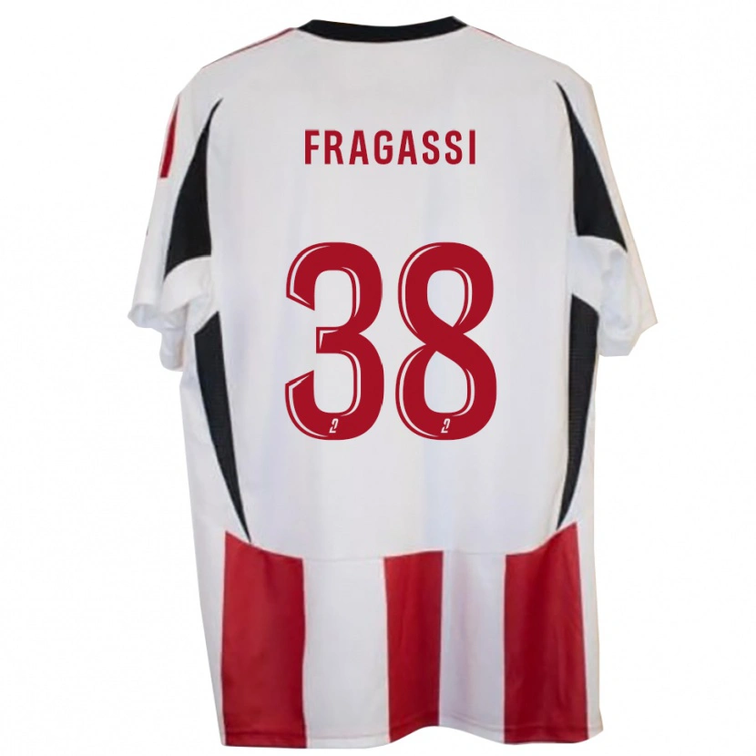 Danxen Män Tom Fragassi #38 Röd Blå Hemmatröja Matchtröjor 2025/26 Tröjor T-Tröja