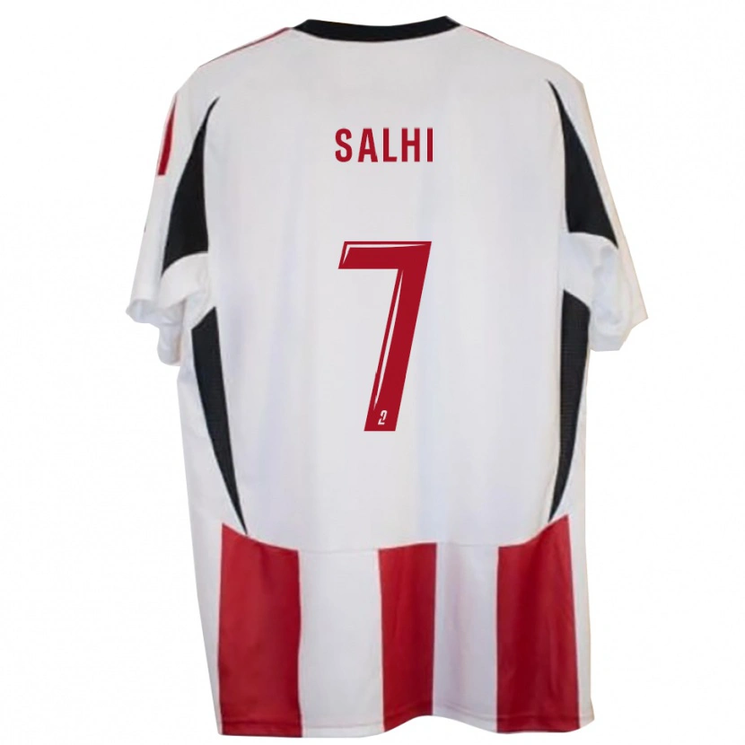 Danxen Män Qays Salhi #7 Röd Blå Hemmatröja Matchtröjor 2025/26 Tröjor T-Tröja