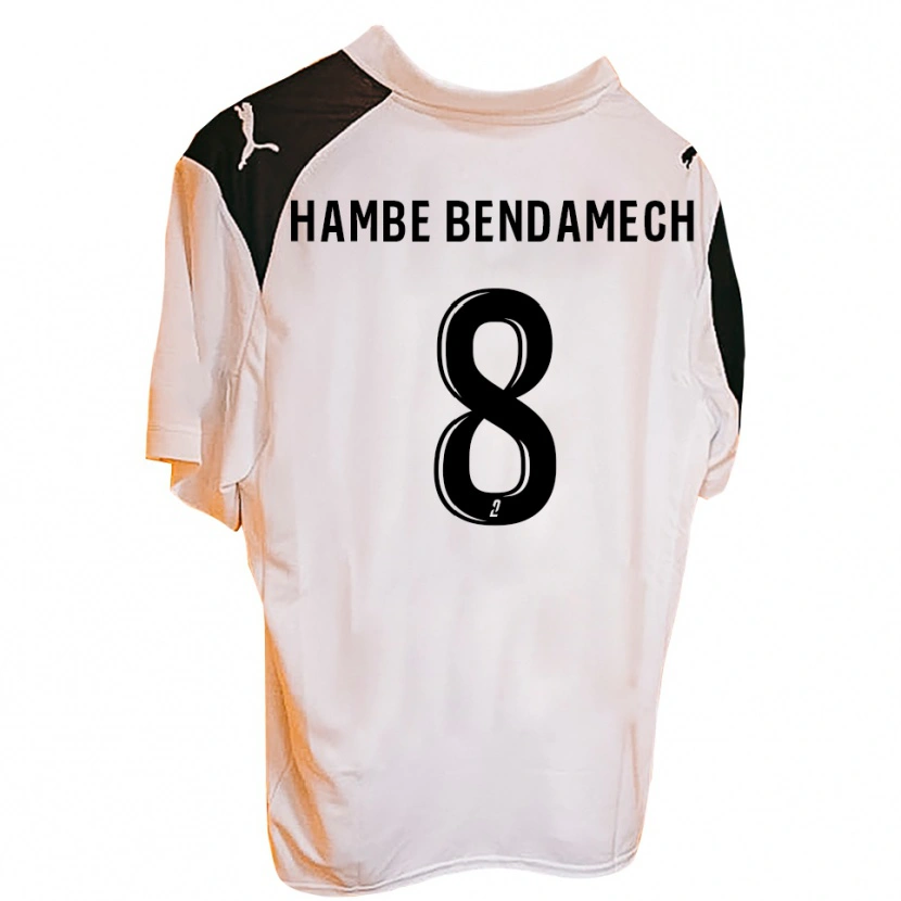 Danxen Män Liam Hambe Bendamech #8 Svart Vit Hemmatröja Matchtröjor 2025/26 Tröjor T-Tröja