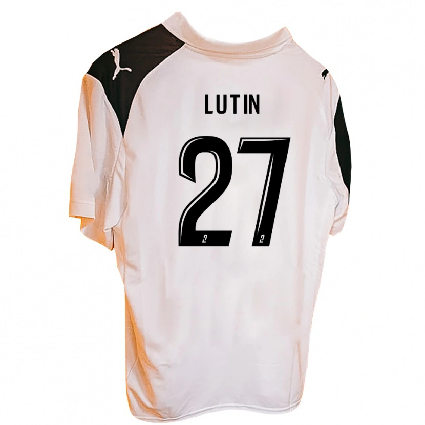 Danxen Män Rayan Lutin #27 Svart Vit Hemmatröja Matchtröjor 2025/26 Tröjor T-Tröja