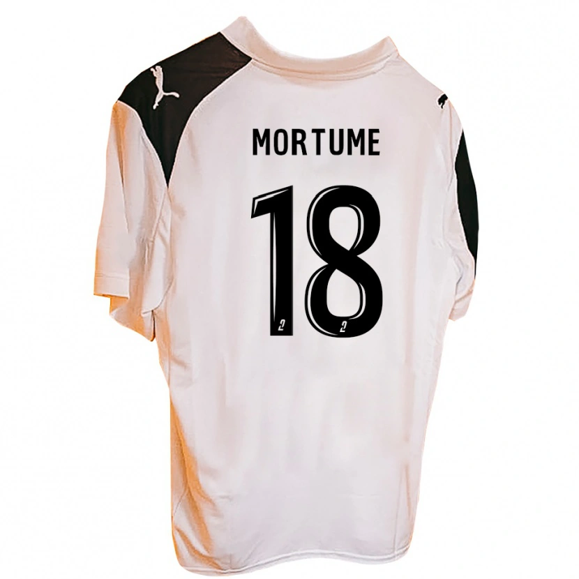 Danxen Män Michael Mortume #18 Svart Vit Hemmatröja Matchtröjor 2025/26 Tröjor T-Tröja