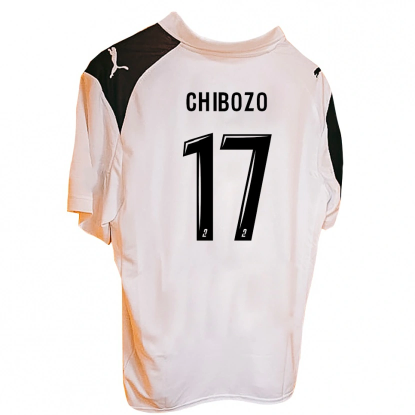 Danxen Män Josué Chibozo #17 Svart Vit Hemmatröja Matchtröjor 2025/26 Tröjor T-Tröja