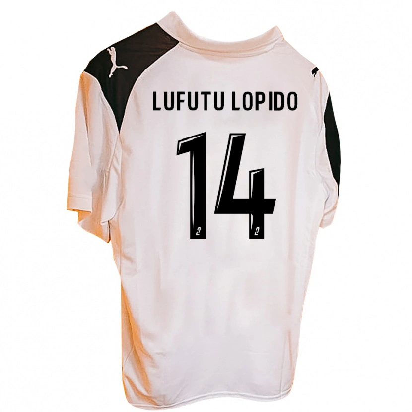 Danxen Män Brooklyn Lufutu Lopido #14 Svart Vit Hemmatröja Matchtröjor 2025/26 Tröjor T-Tröja
