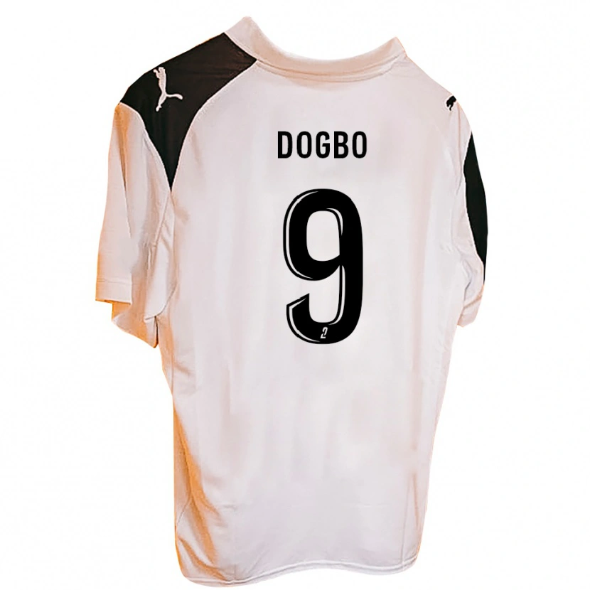 Danxen Män Camron Dogbo #9 Svart Vit Hemmatröja Matchtröjor 2025/26 Tröjor T-Tröja