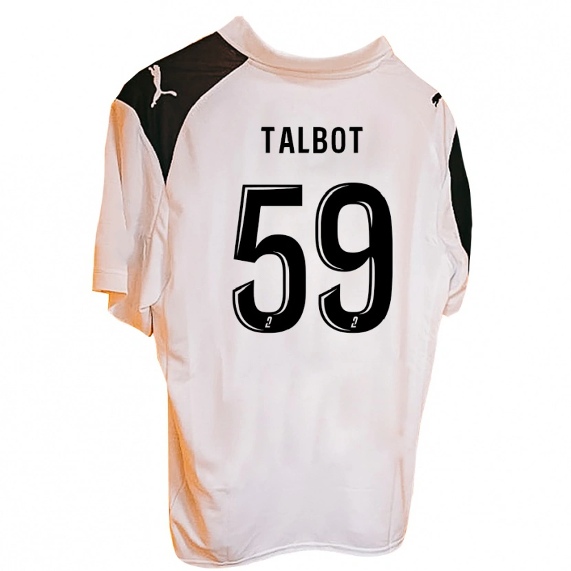 Danxen Män Nathan Talbot #59 Svart Vit Hemmatröja Matchtröjor 2025/26 Tröjor T-Tröja