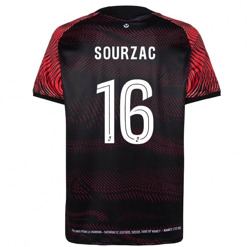 Danxen Män Martin Sourzac #16 Vit Röd Hemmatröja Matchtröjor 2025/26 Tröjor T-Tröja