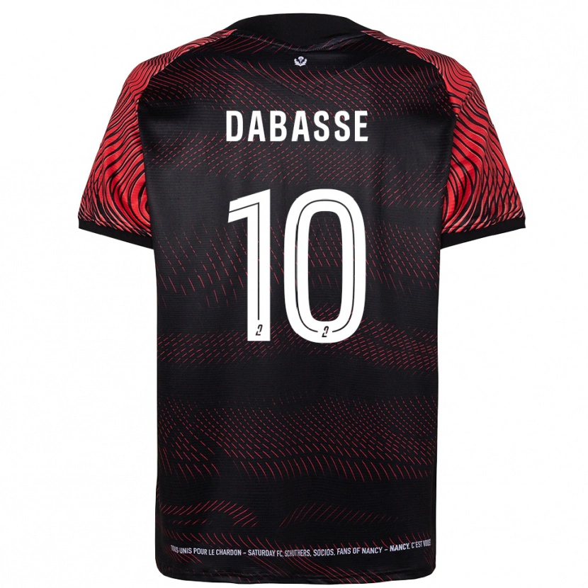 Danxen Män Adrian Dabasse #10 Vit Röd Hemmatröja Matchtröjor 2025/26 Tröjor T-Tröja