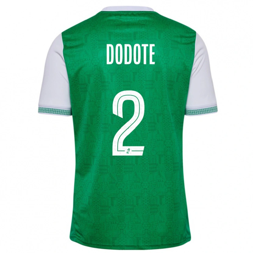 Danxen Män Axel Dodote #2 Grön Vit Hemmatröja Matchtröjor 2025/26 Tröjor T-Tröja