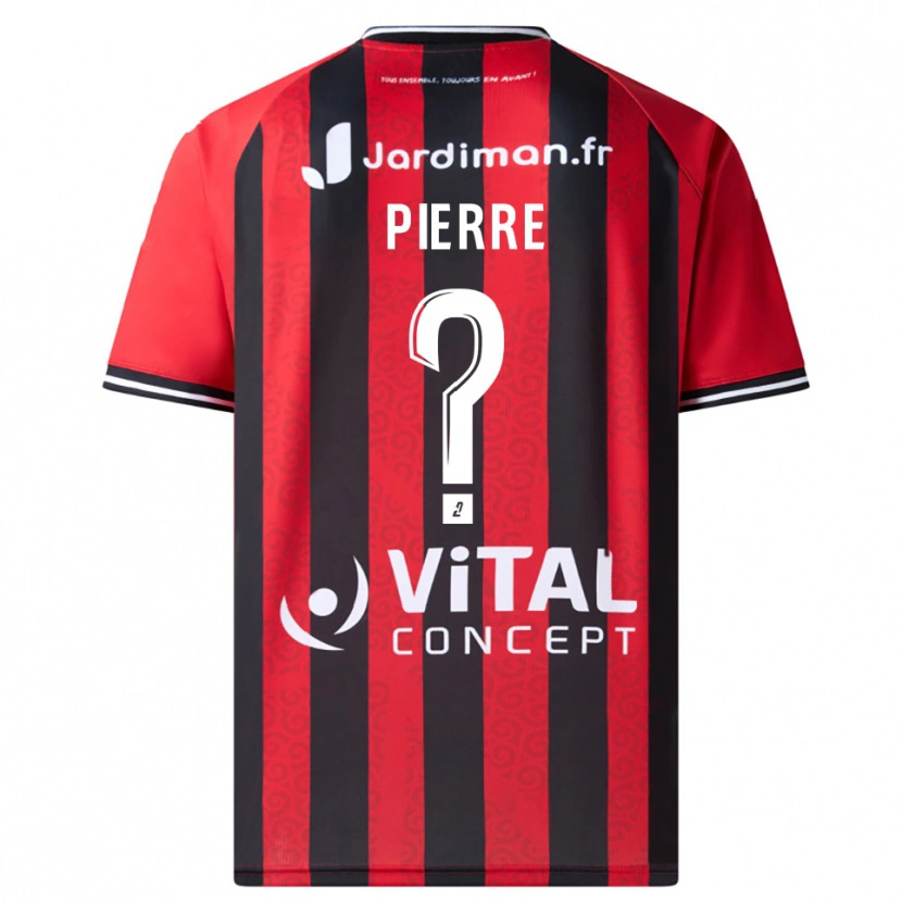 Danxen Män Henri-Mathieu Pierre #0 Röd Svart Hemmatröja Matchtröjor 2025/26 Tröjor T-Tröja