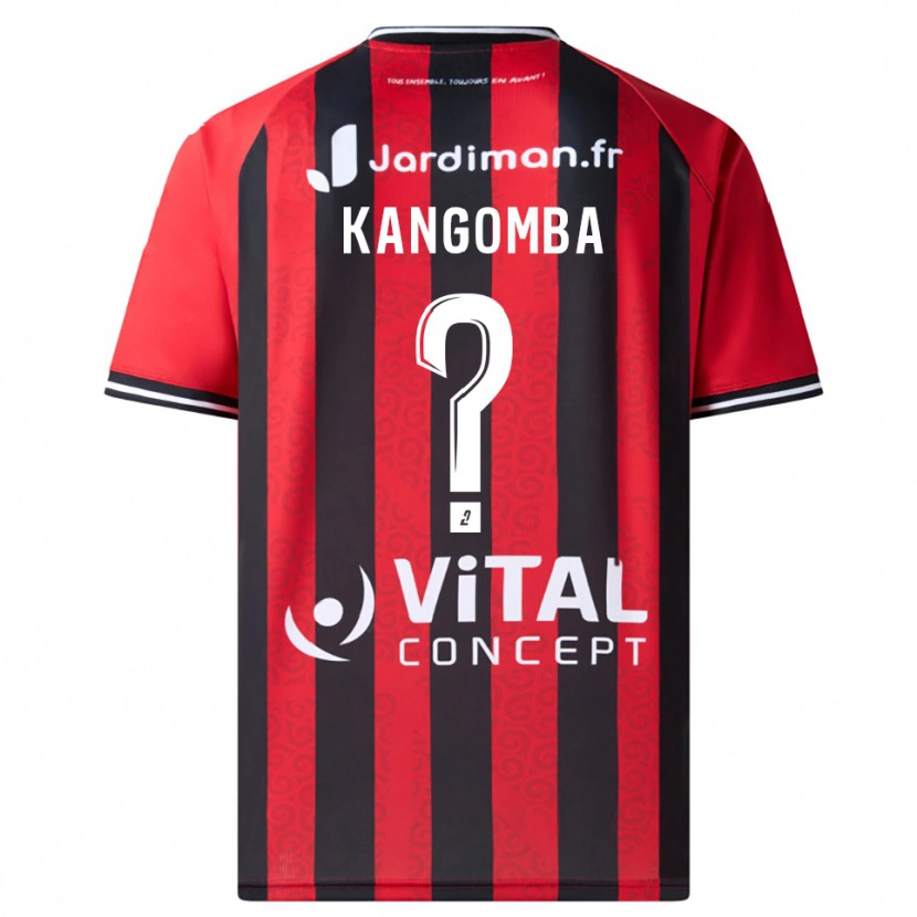 Danxen Män Kayne Kangomba #0 Röd Svart Hemmatröja Matchtröjor 2025/26 Tröjor T-Tröja