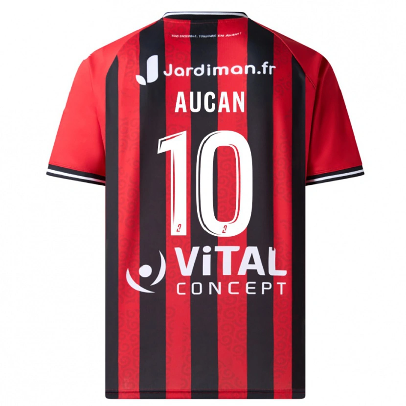 Danxen Män Ewan Aucan #10 Röd Svart Hemmatröja Matchtröjor 2025/26 Tröjor T-Tröja