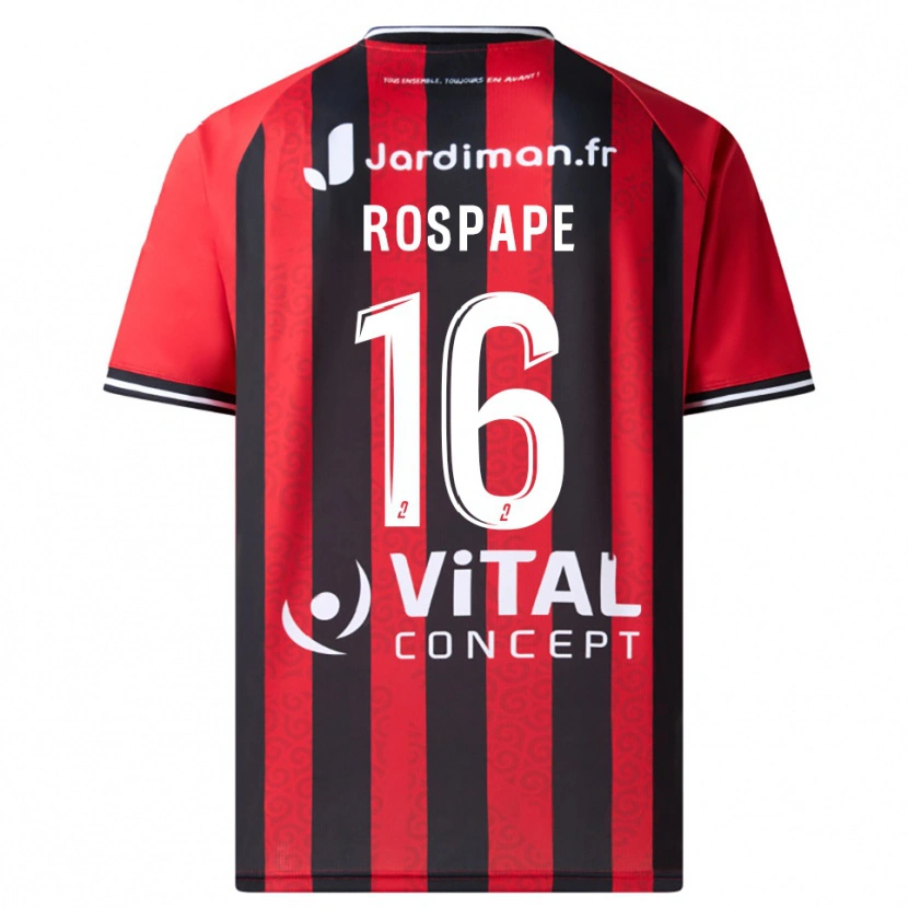Danxen Män Milo Rospape #16 Röd Svart Hemmatröja Matchtröjor 2025/26 Tröjor T-Tröja