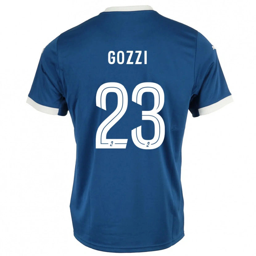 Danxen Män Paolo Gozzi #23 Blå Vit Hemmatröja Matchtröjor 2025/26 Tröjor T-Tröja