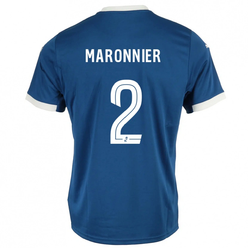 Danxen Män Lucas Maronnier #2 Blå Vit Hemmatröja Matchtröjor 2025/26 Tröjor T-Tröja