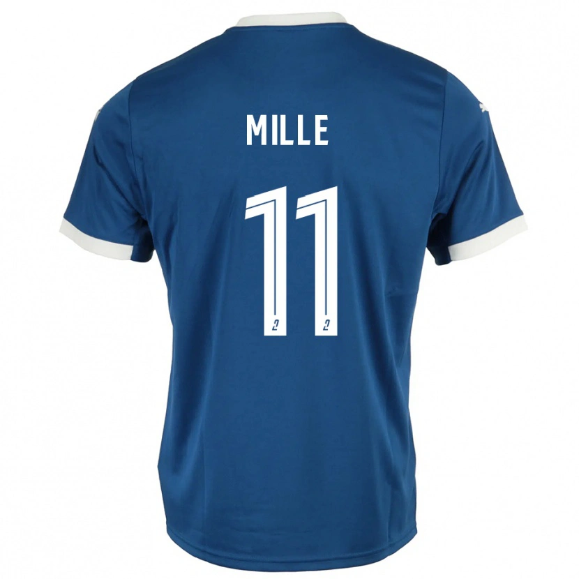 Danxen Män Antoine Mille #11 Blå Vit Hemmatröja Matchtröjor 2025/26 Tröjor T-Tröja